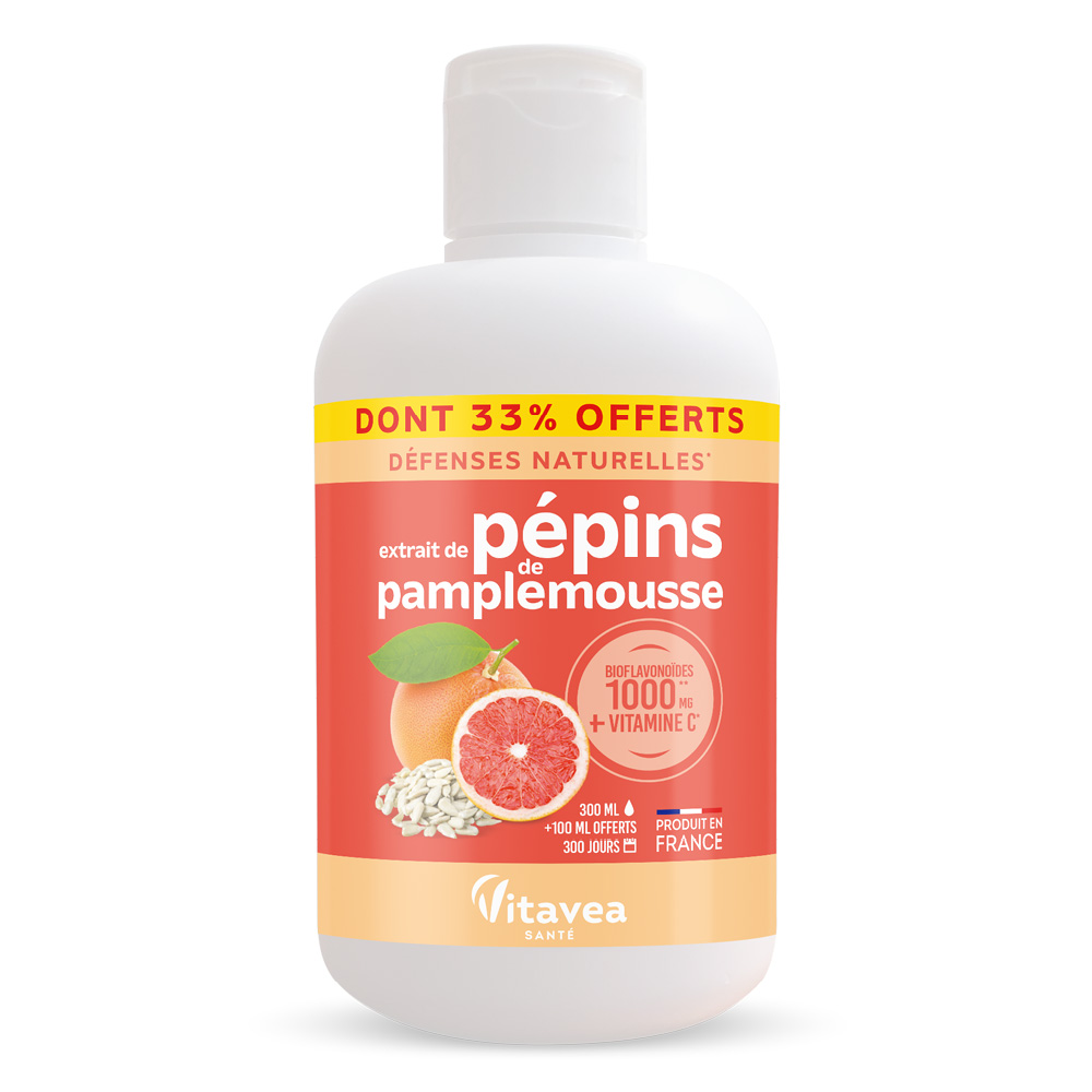 Vitavea Santé Estratti di semi di pompelmo difese naturali 200ml + 100ml gratis