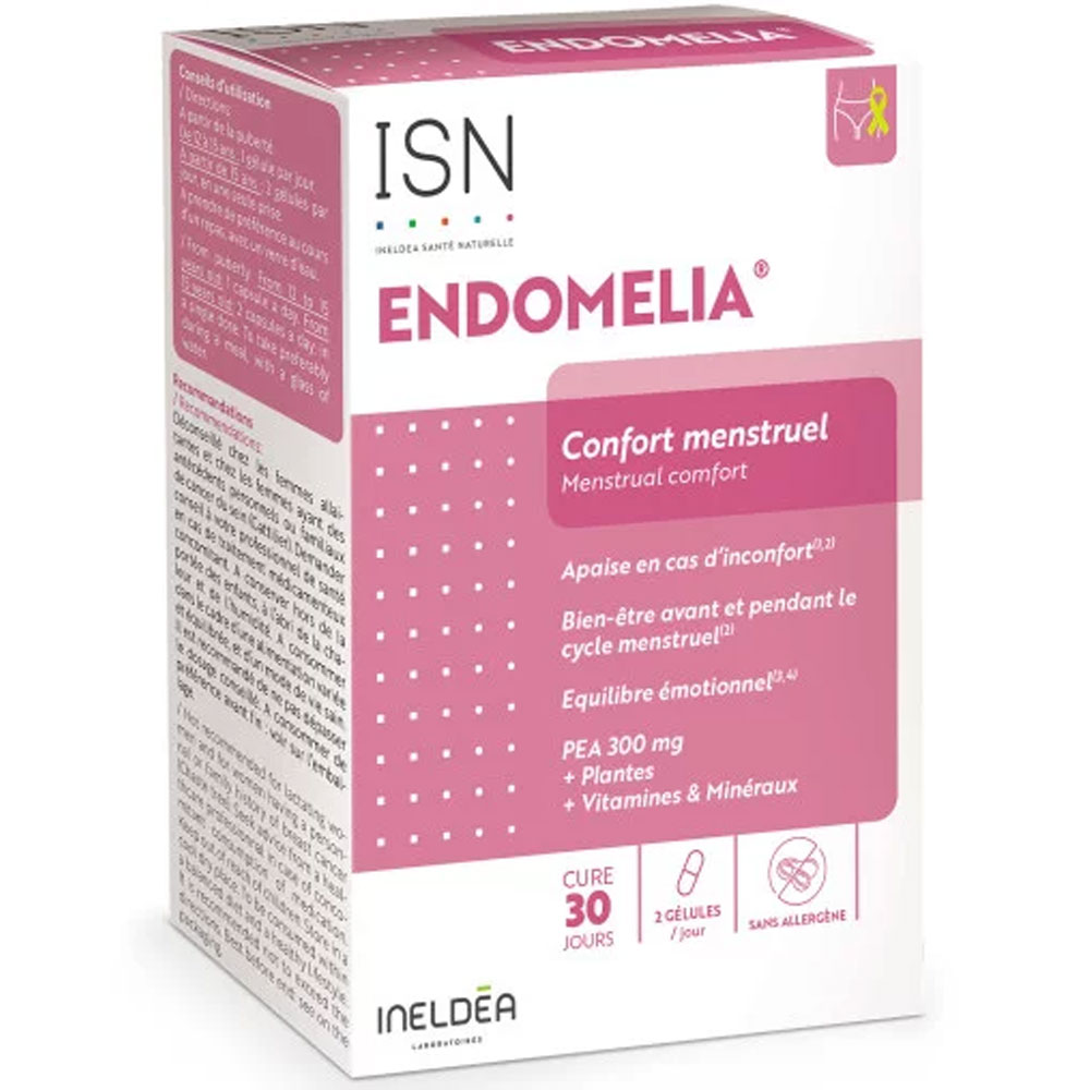 Ineldea Santé Naturelle Conforto mestruale Endomelia® 60 capsule