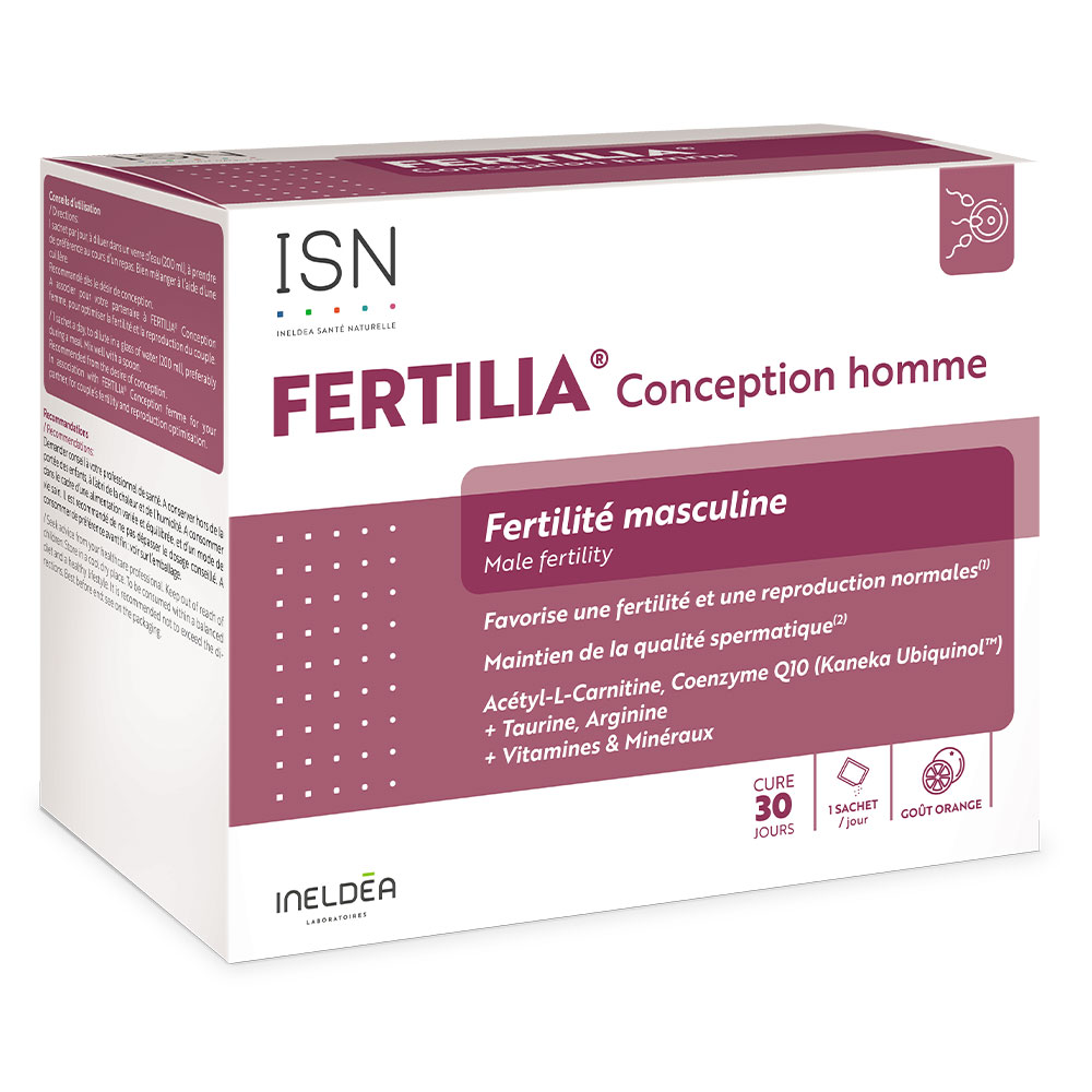 Ineldea Santé Naturelle Fertilia® Design Uomo Fertilità maschile 30 bustine