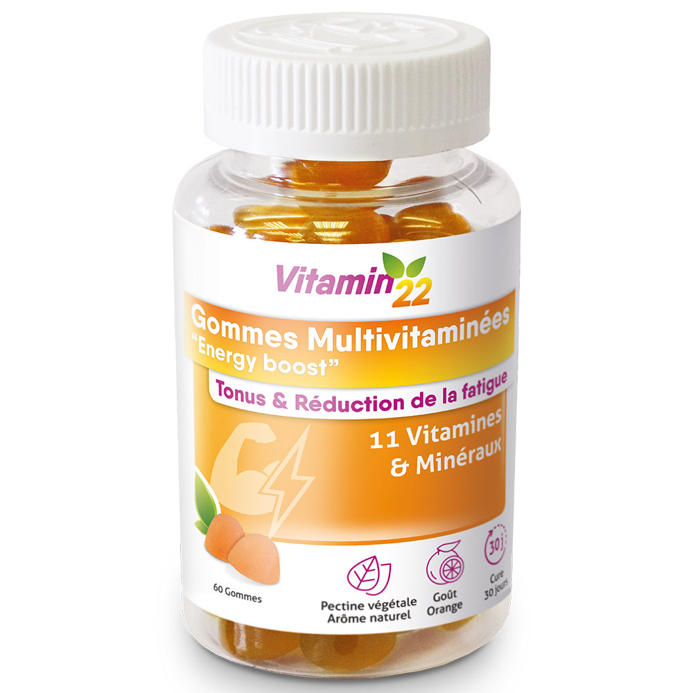 Vitamin'22 Multivitamine Boost energetico 60 gommine