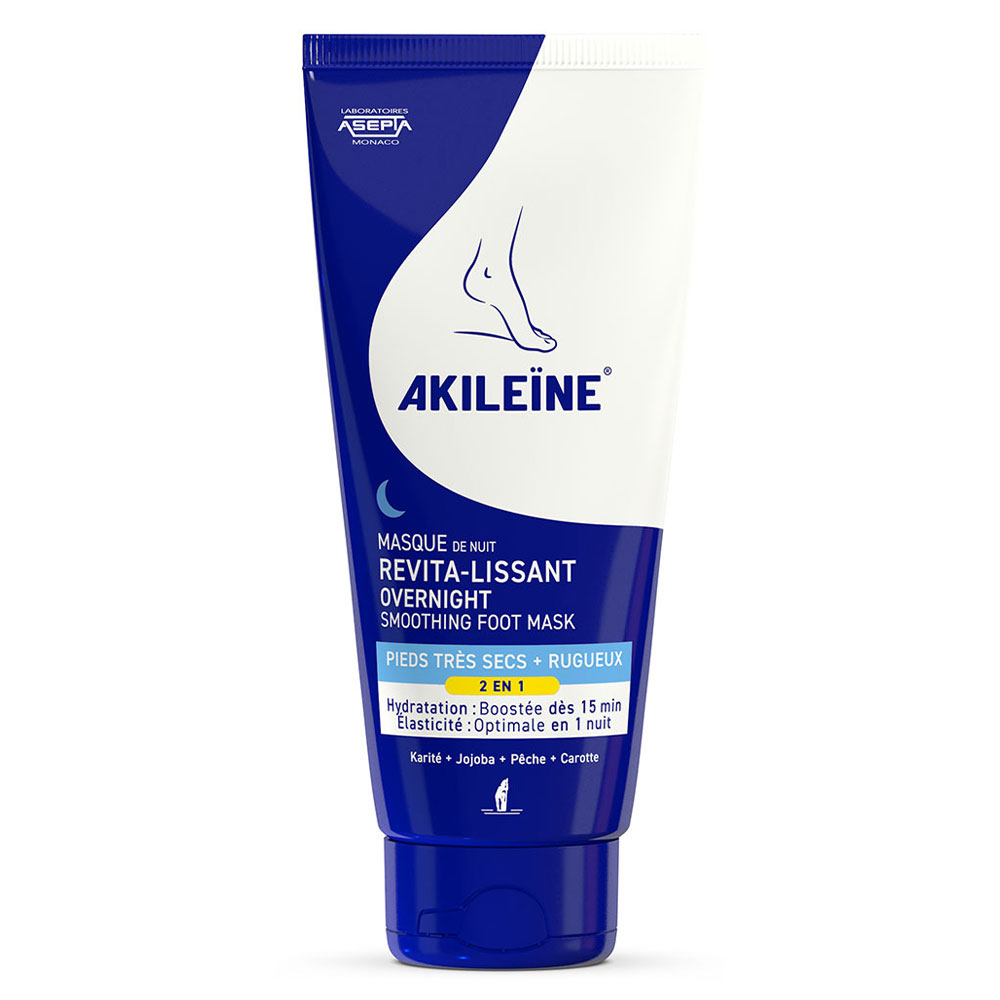 Asepta Akileine Maschera Notte Revita-lissant Piedi molto secchi e rudivi 100ml