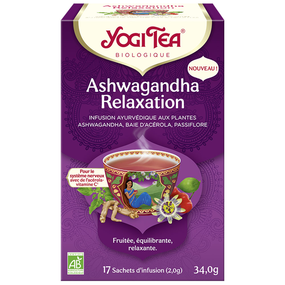Yogi Tea Rilassamento con Ashwagandha 17 borse