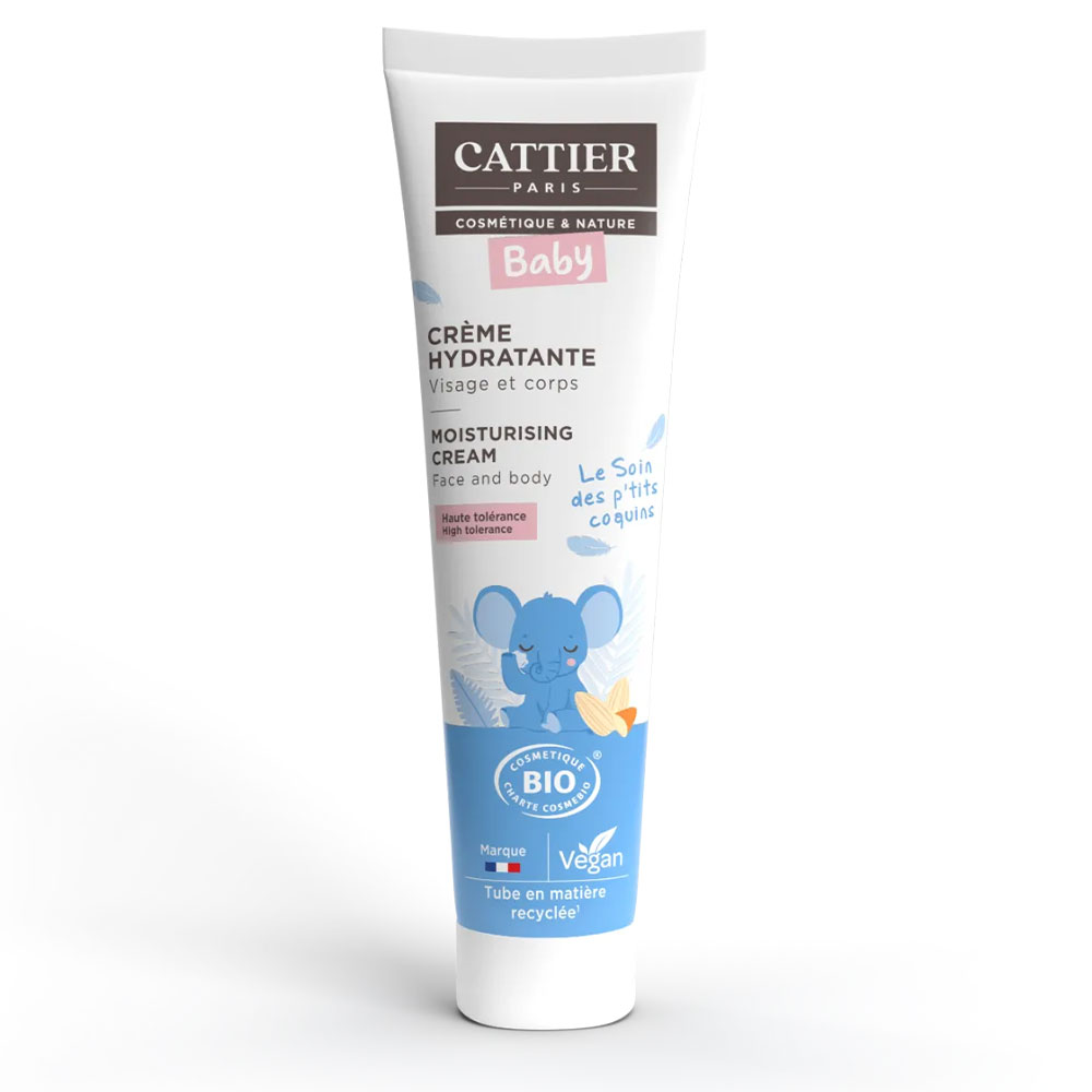 Cattier Bebè Crema per neonati Bio Viso e Corpo 75ml
