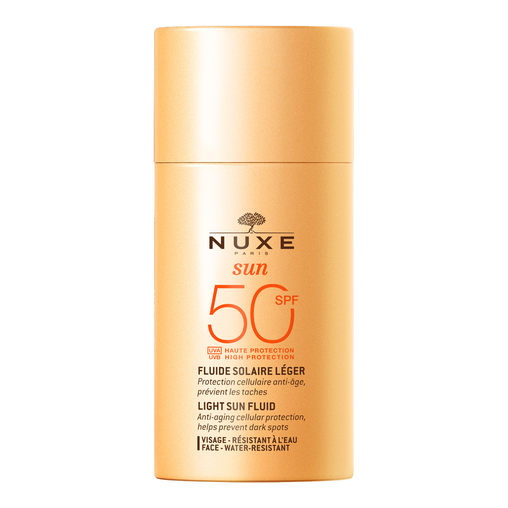 Nuxe Sun Fluido Leggero Alta Protezione SPF50 Pelli normali e miste. 50ml