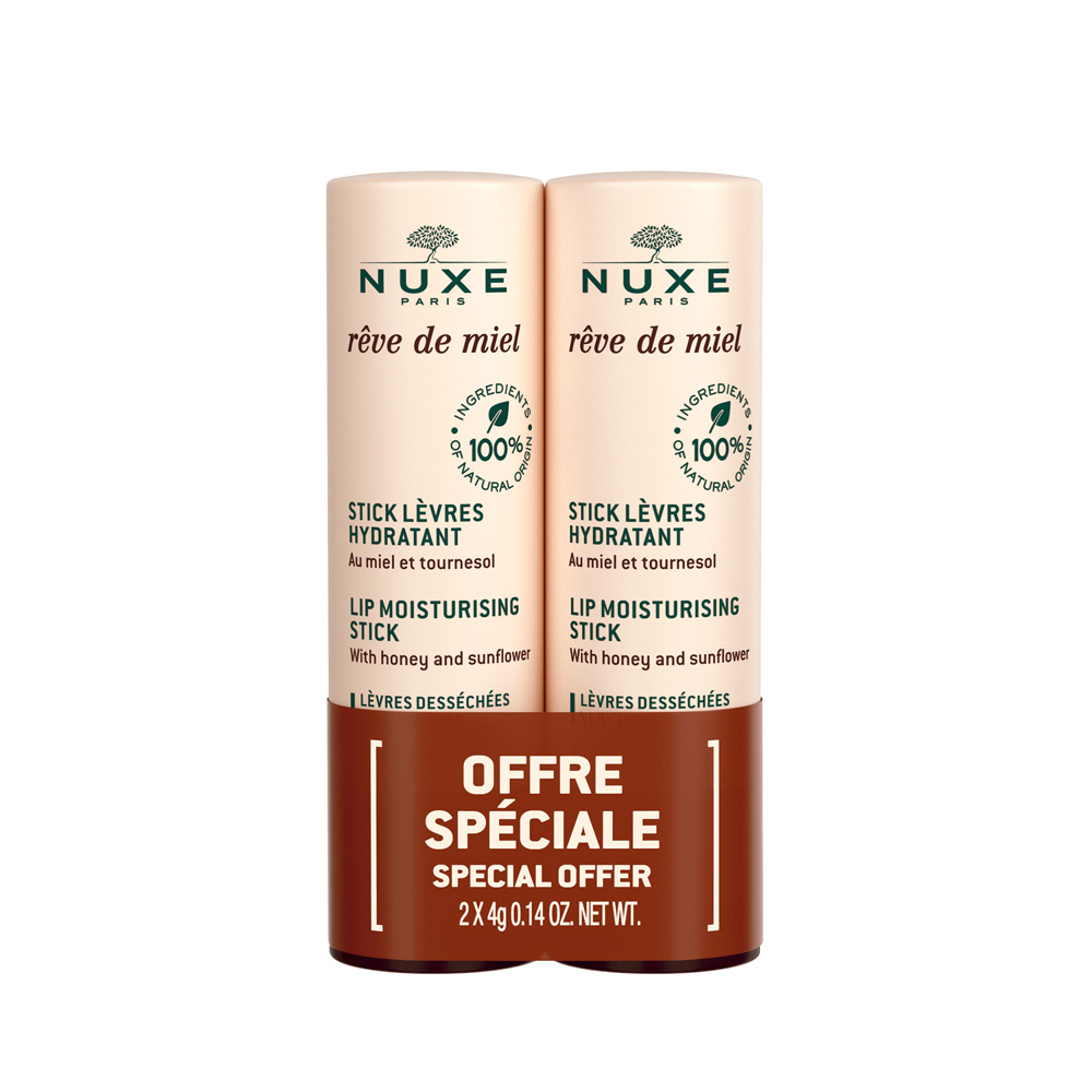 Nuxe Reve De Miel Stick Labbra Idratante 2x4g