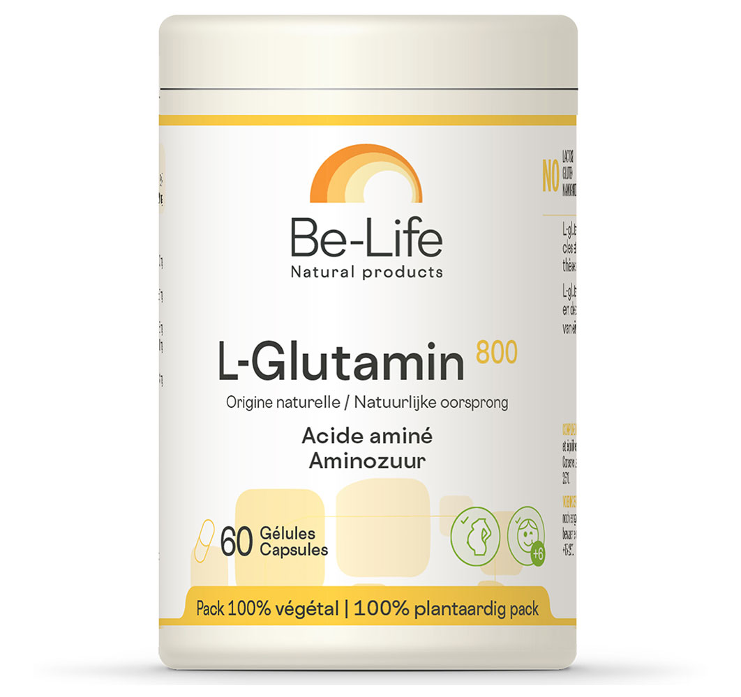 Be-Life L-glutammina 800 amminoacido 60 capsule