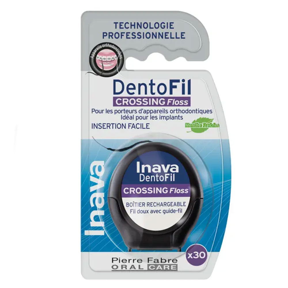 Inava Dentofil Filo interdentale Per apparecchi Ortho o implantari x30