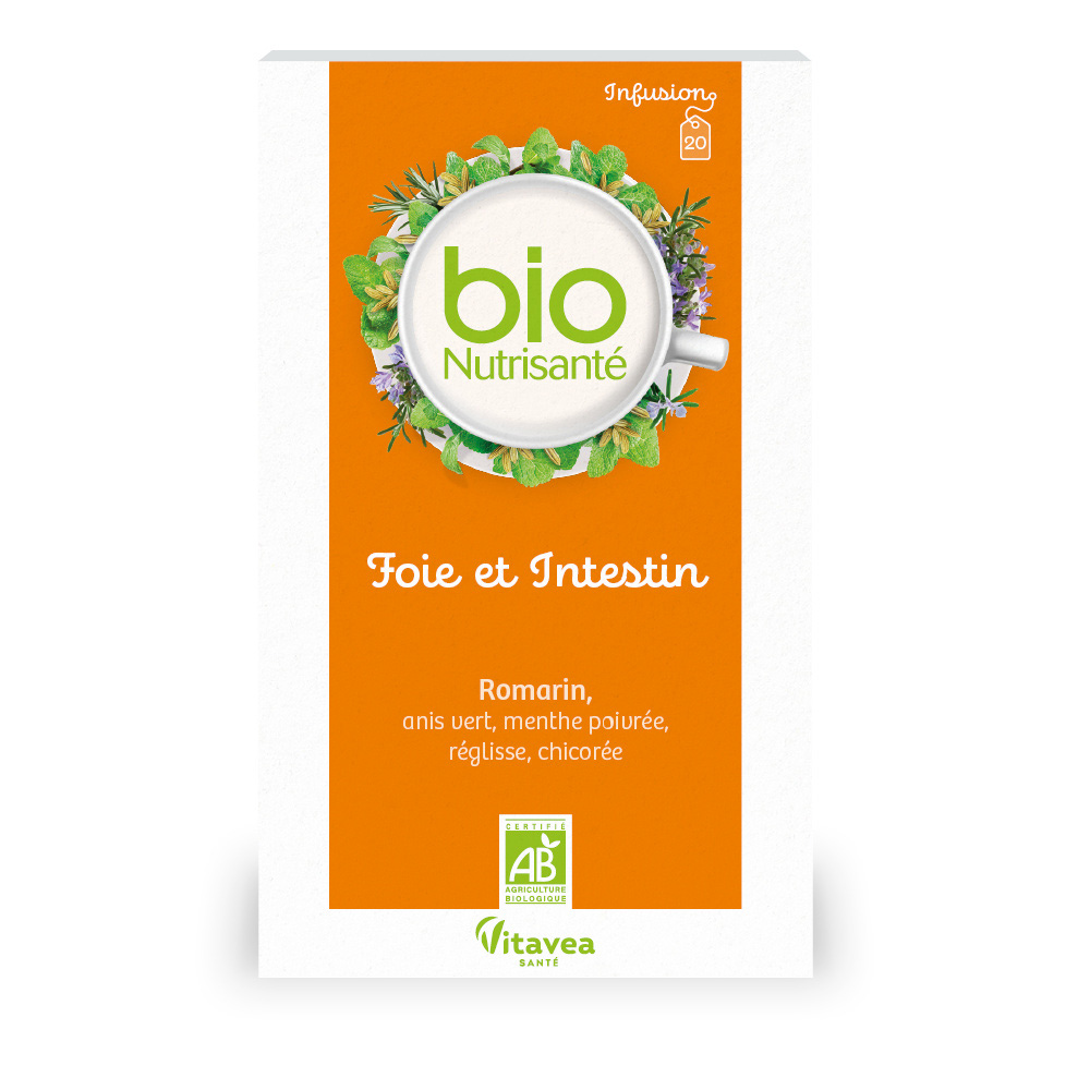 Vitavea Santé BioNutrisanté Infuso bio fegato e intestino 20 bustine