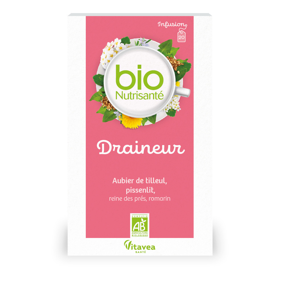 Vitavea Santé BioNutrisanté Infuso bio drenante 20 bustine