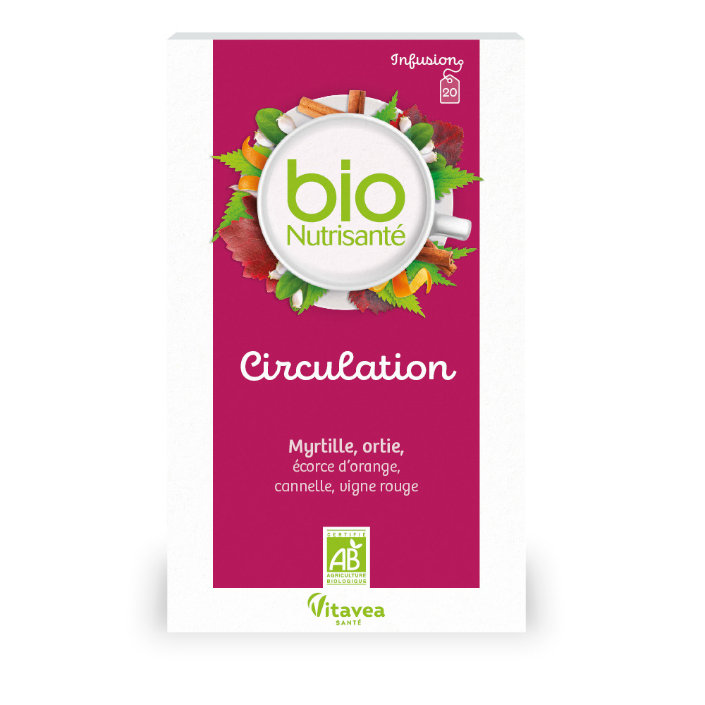 Vitavea Santé BioNutrisanté Infuso bio circolazione 20 bustine