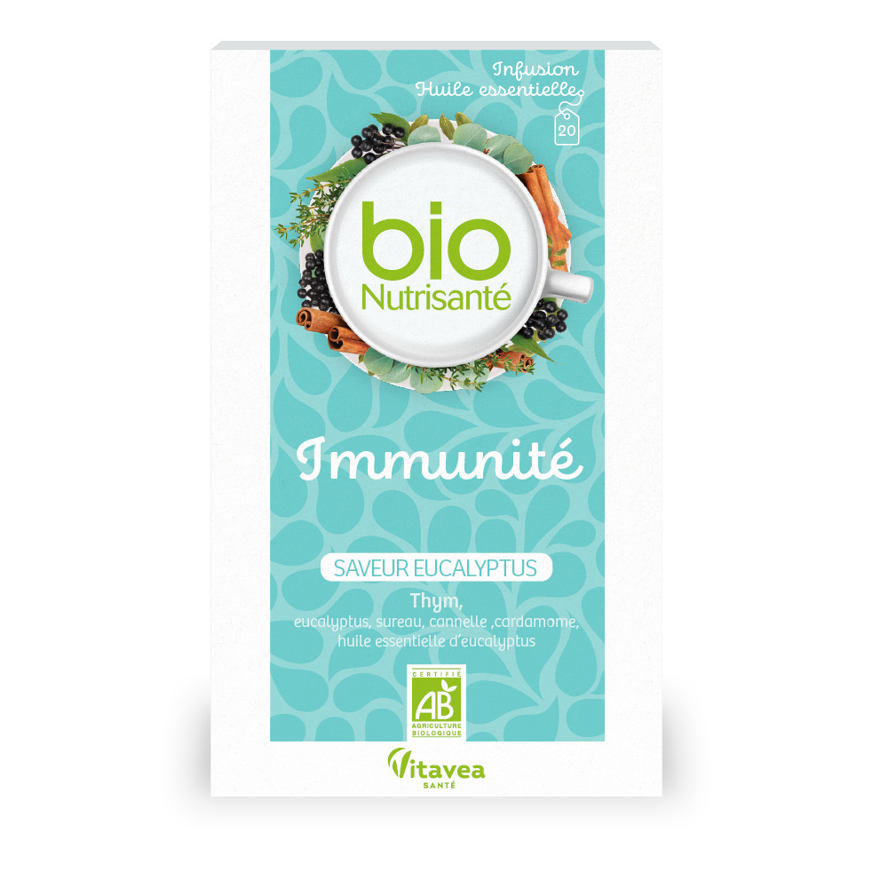 Vitavea Santé BioNutrisanté Infusione Immuité Con olio essenziale 20 bustine