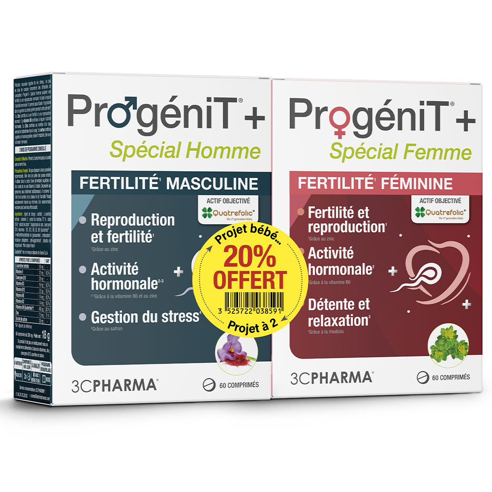 3C Pharma Duo ProgeniT+ uomo donna 120 compresse
