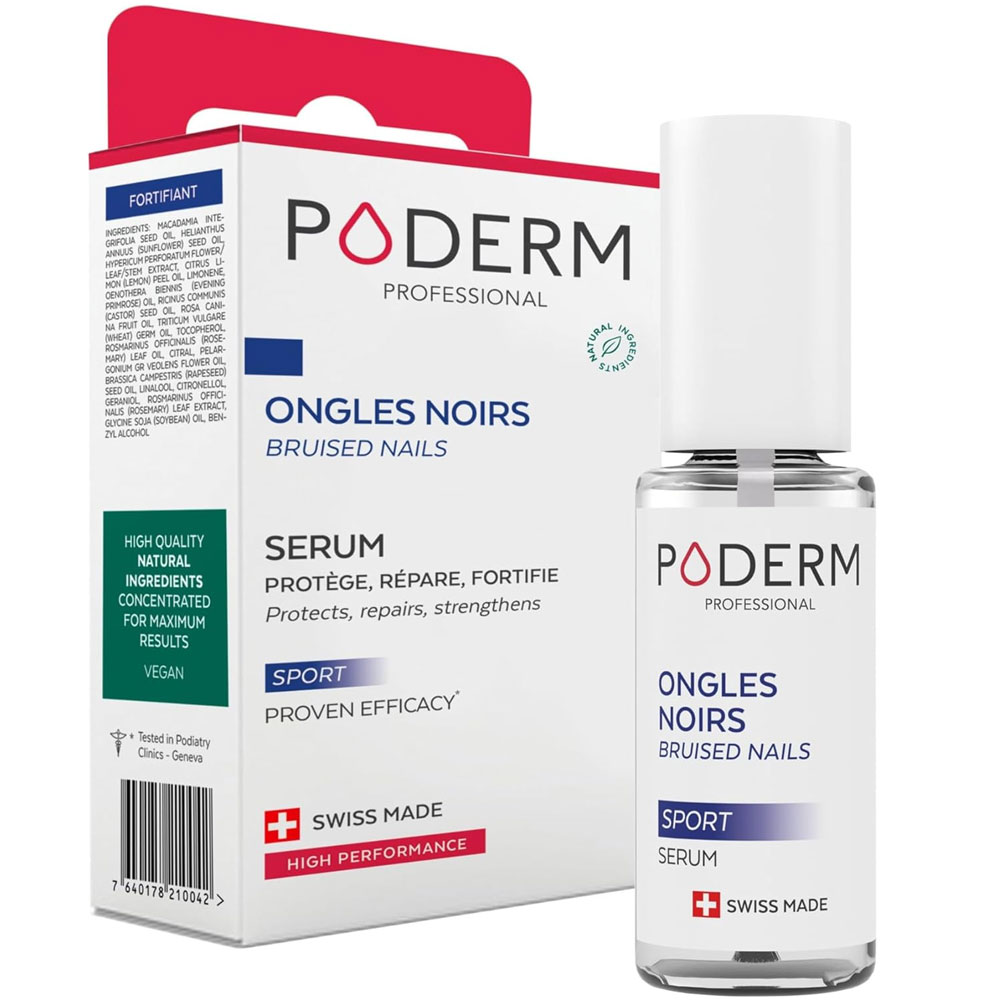 Poderm Siero rinforzante per unghie nere e traumatizzate 8 ml