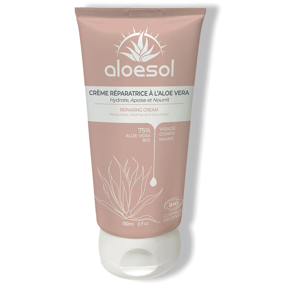 Aloesol Crema Riparatore 75 Aloe Vera Bio 150 ml