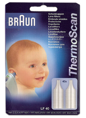 Braun Kit di ricambio per rermometro ThermoScan, confezione da 40 copri-sonda