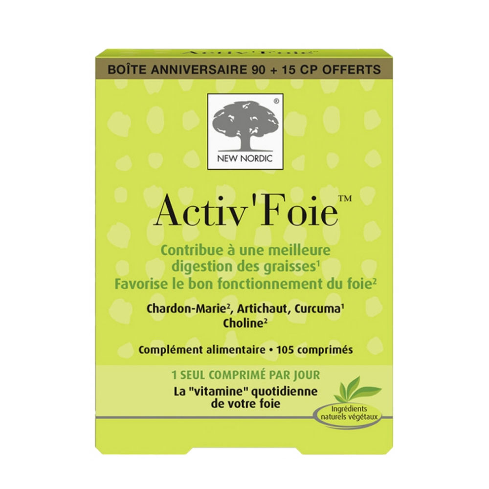 New Nordic Attiva il foie 105 compresse