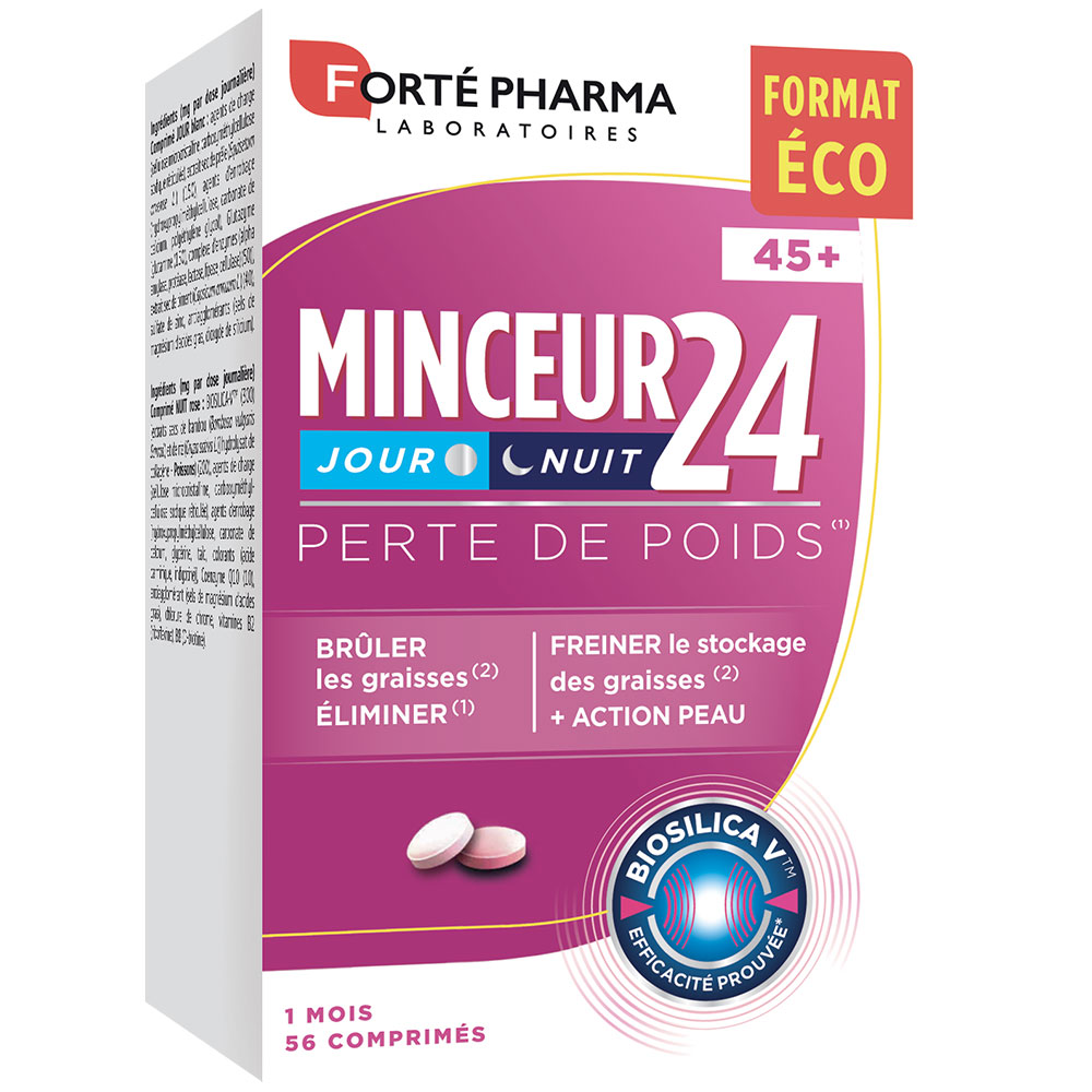 Forté Pharma Minceur 24 Perdita di peso giorno e notte donna 45 anni e più 56 comprimés 56 compresse