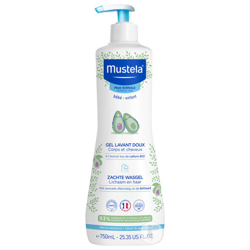 Mustela Gel detergente delicato Pelle normale 750ml