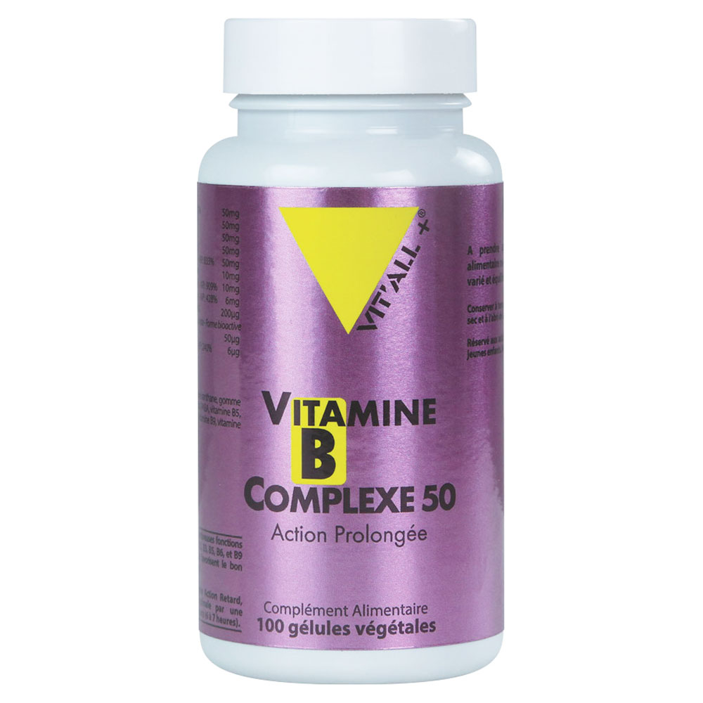Vit'All+ Complesso vitaminico B50 a rilascio prolungato 100 compresse
