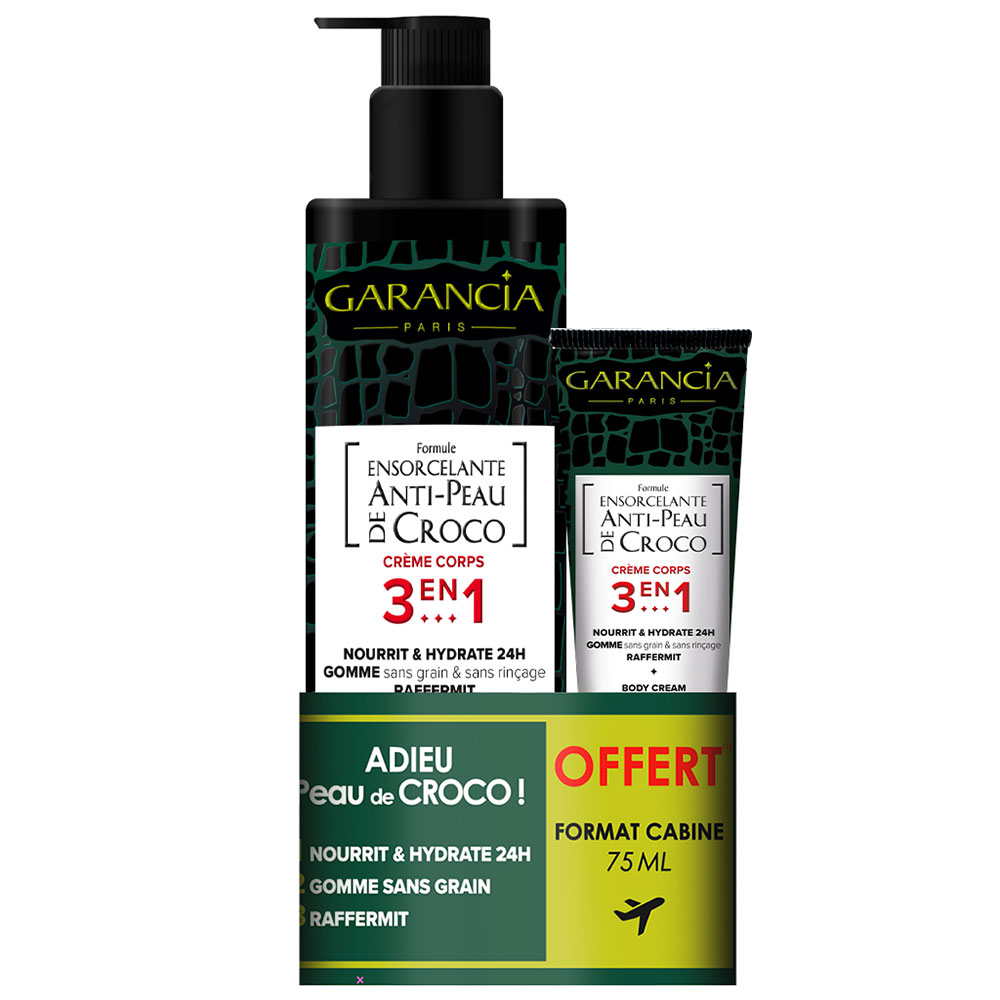 Garancia Bewitching Formula pelle di coccodrillo 3 in 1 400ml + 75ml