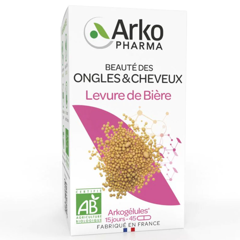 Arkopharma Arkocapsule Lievito di birra bio benessere di unghie e capelli 150 capsule