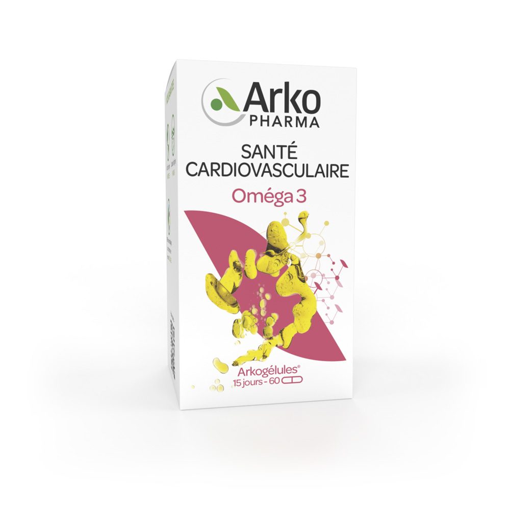 Arkopharma Arkocapsule Omega 3 Salute cardiovascolare 60 Capsule