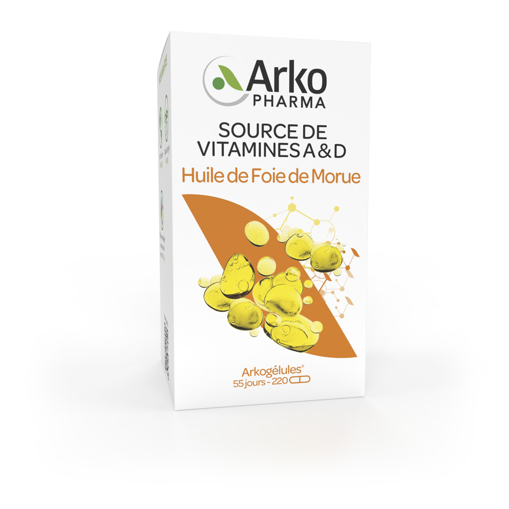 Arkopharma Arkocapsule Olio di fegato di merluzzo 220 capsule