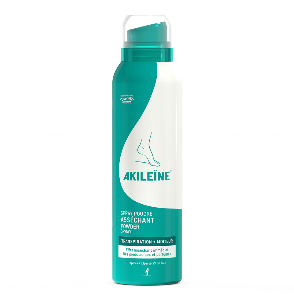 Asepta Akileine Spray in polvere per la sudorazione 150 ml