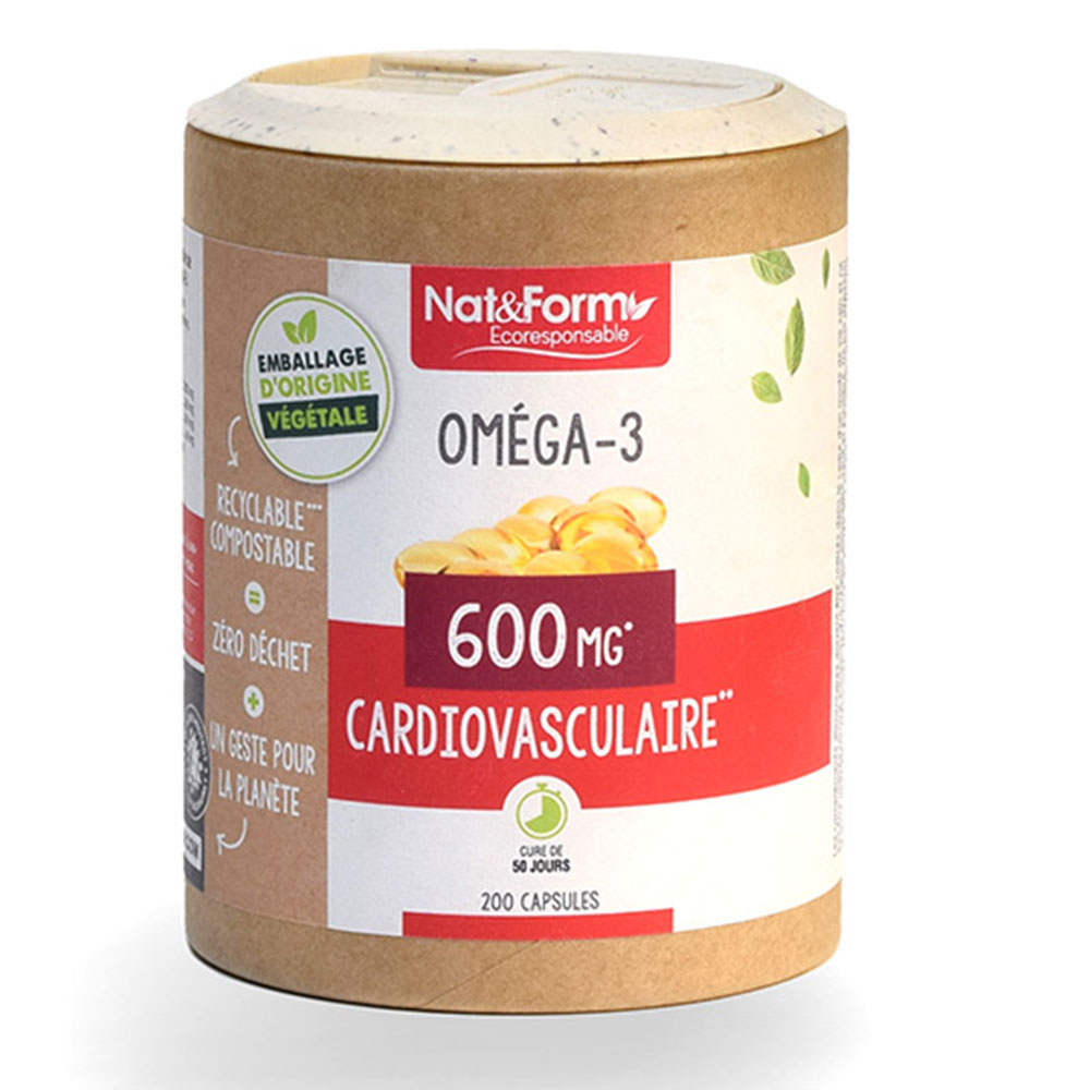 Nat&Form Omgéa-3 600 MG 200 capsule