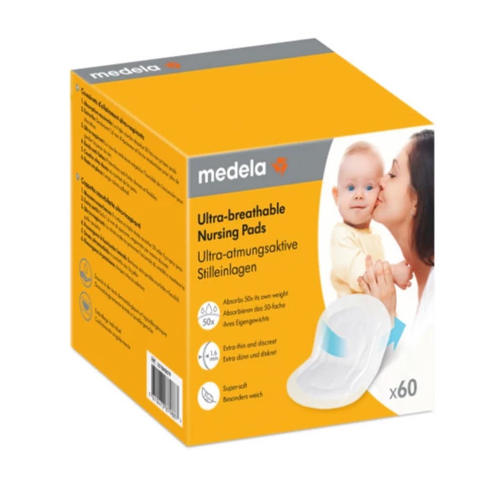 Medela Cuscini per l'allattamento ultra-traspiranti x60