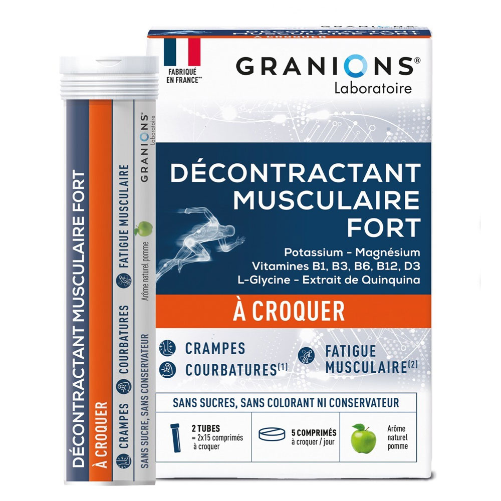 Granions Decontratturante muscolare forte 2 x 30 compresse masticabili