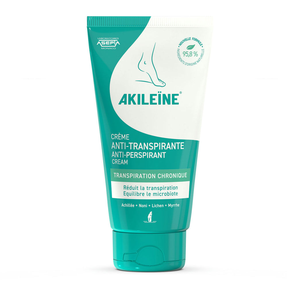 Asepta Akileine Crema Antitraspirante Sudorazione eccessiva 75ml