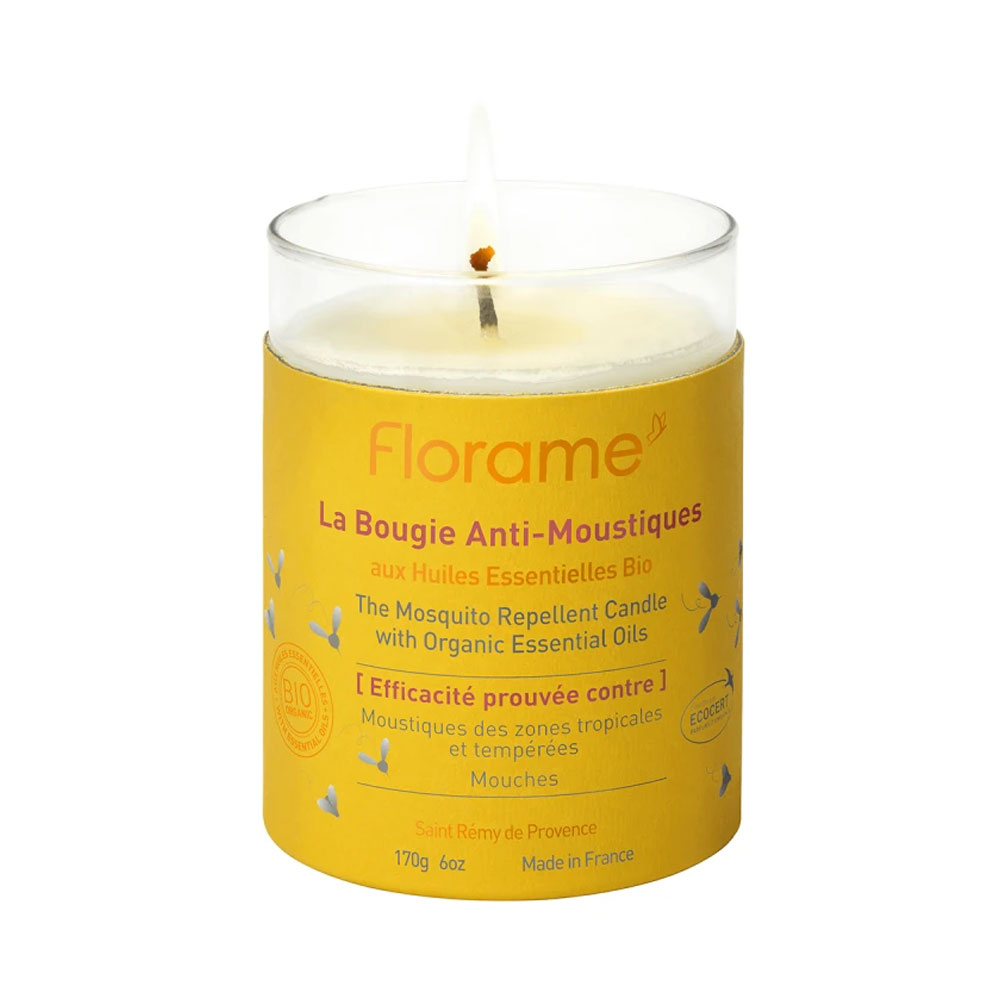 Florame Candela antizanzare con oli essenziali Bio 170g
