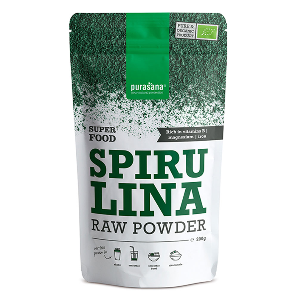 Purasana Spirulina biologica in polvere 200 g