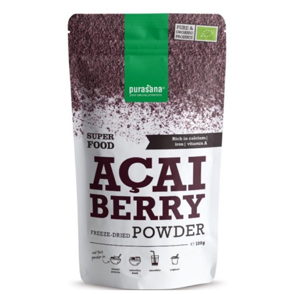 Purasana Polvere di bacche di açai bio 100g