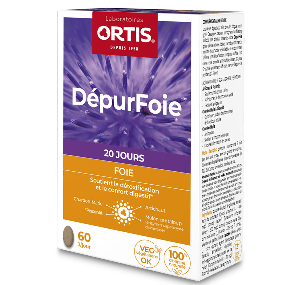 Ortis Pulizia del fegato 60 compresse
