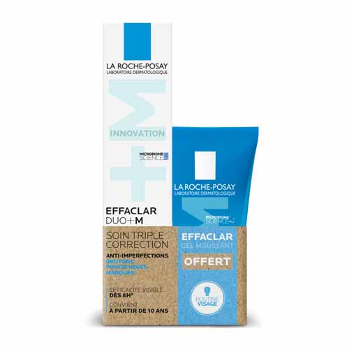 La Roche-Posay Effaclar Duo+M Triplo Trattamento Correttivo + Gel Schiumogeno