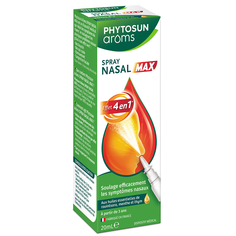 Phytosun Aroms Spray Nasal Max Effet 4 en 1 20ml