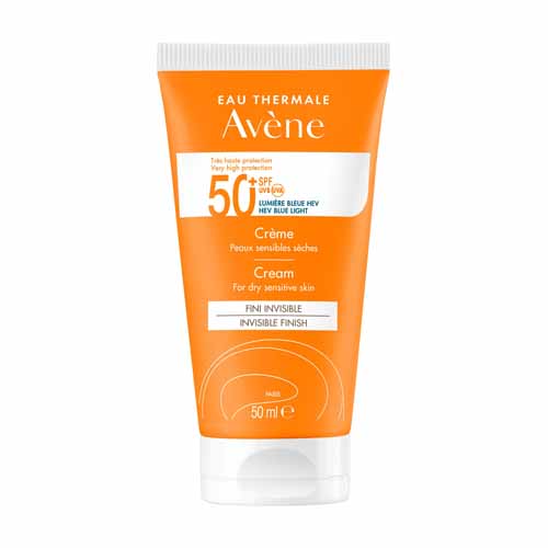 Avène Solari Crema 50+ raggi UV e luce blu pelle sensibile e secca 50ml