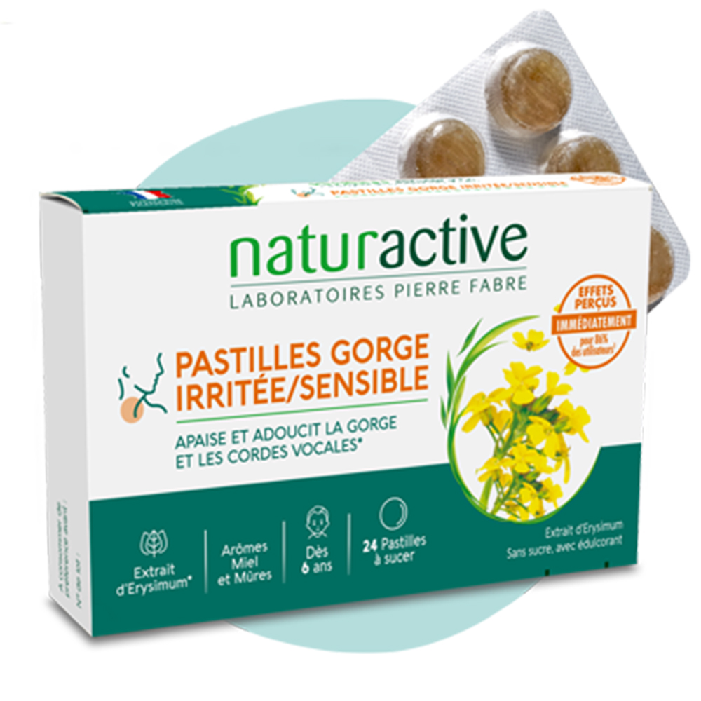 Naturactive Pastiglie per gola irritata e sensibile 24 unità