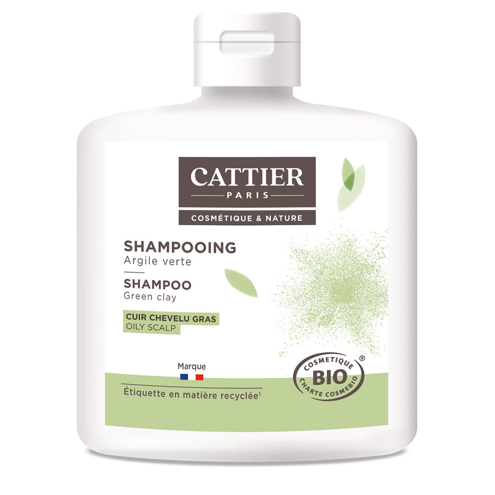 Cattier Argilla Verde Cuoio Capelluto Grasso Bio 250 ml