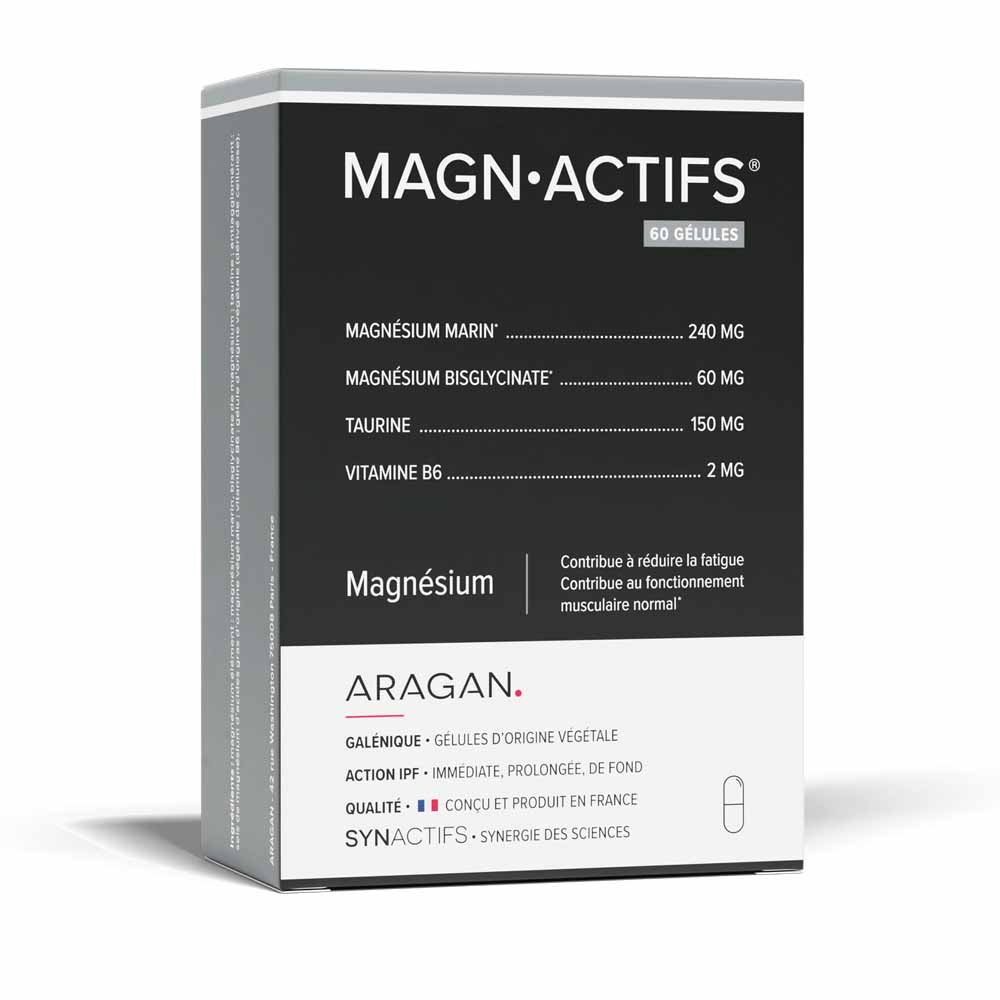 Aragan Synactifs MagnActifs Magnesio 60 Geluli
