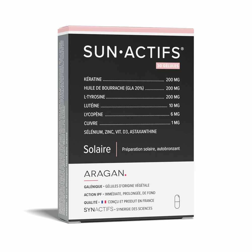 Aragan Synactifs Sunattivi per preparazione solare 30 Geluli