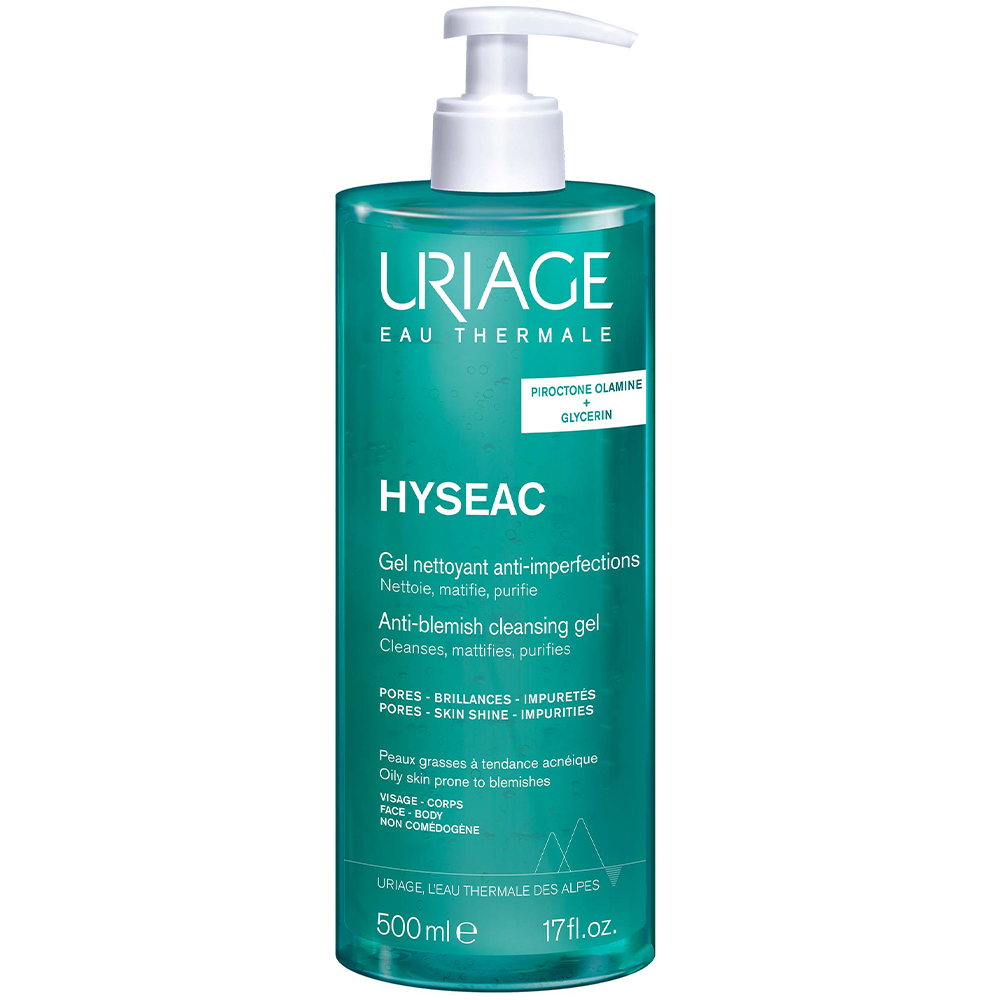 Uriage Hyseac Gel nettoyante anti-imperfezioni e pelle grassa con tendenza acneica 500 ml