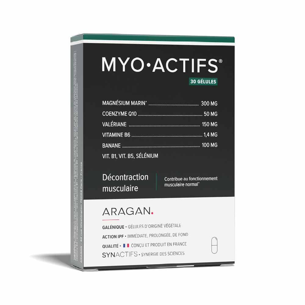 Aragan Synactifs Myoactive Rilassamento muscolare 30 capsule