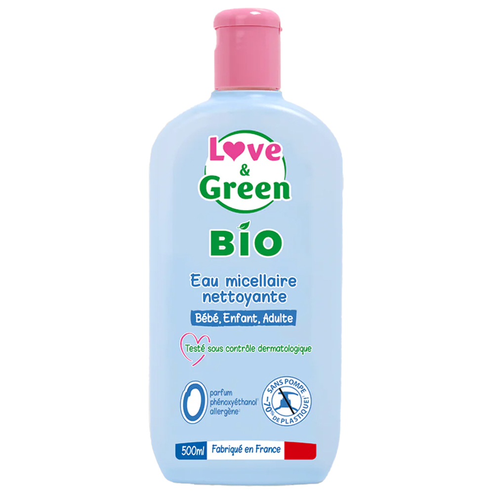 Love&Green Acqua micellare Detergente Pelle sensibile o reattiva 500ml