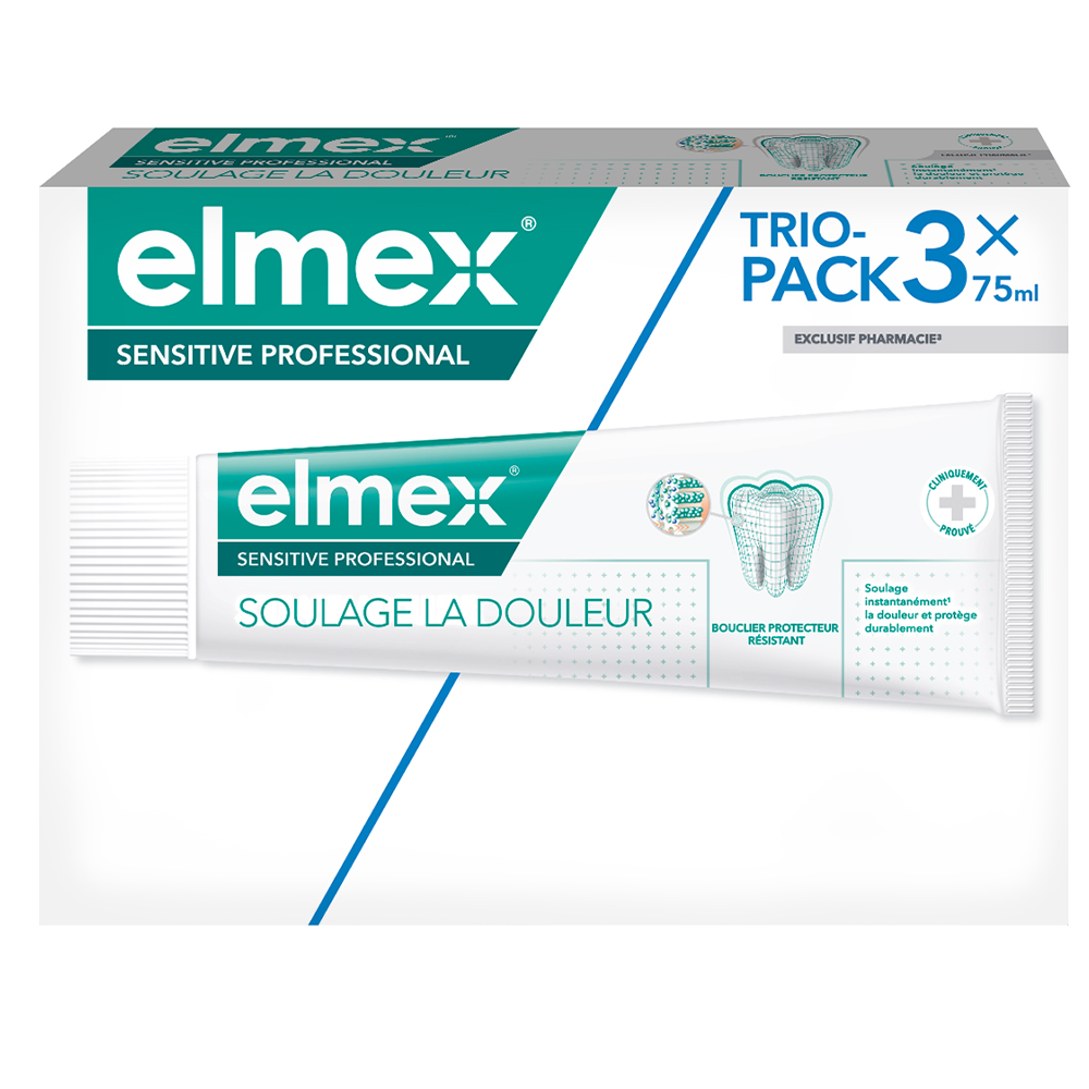 Elmex Sensitive Professional Dentifricio 3x75ml