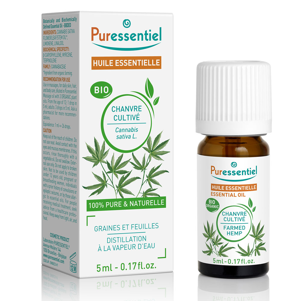 Puressentiel Oli essenziali Canapa coltivata in modo Bio 5ml