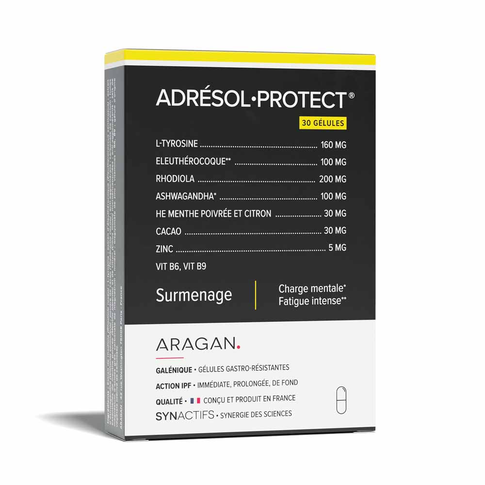 Aragan Synactifs Adrésol Protect sovraccarico di lavoro x30 capsule