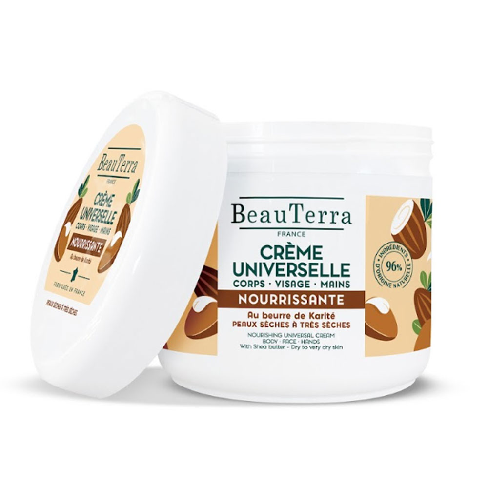 Beauterra Crema Universale Nutriente Burro di Karité 400 ml